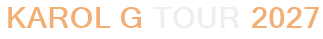 Karol G Tour 2027
